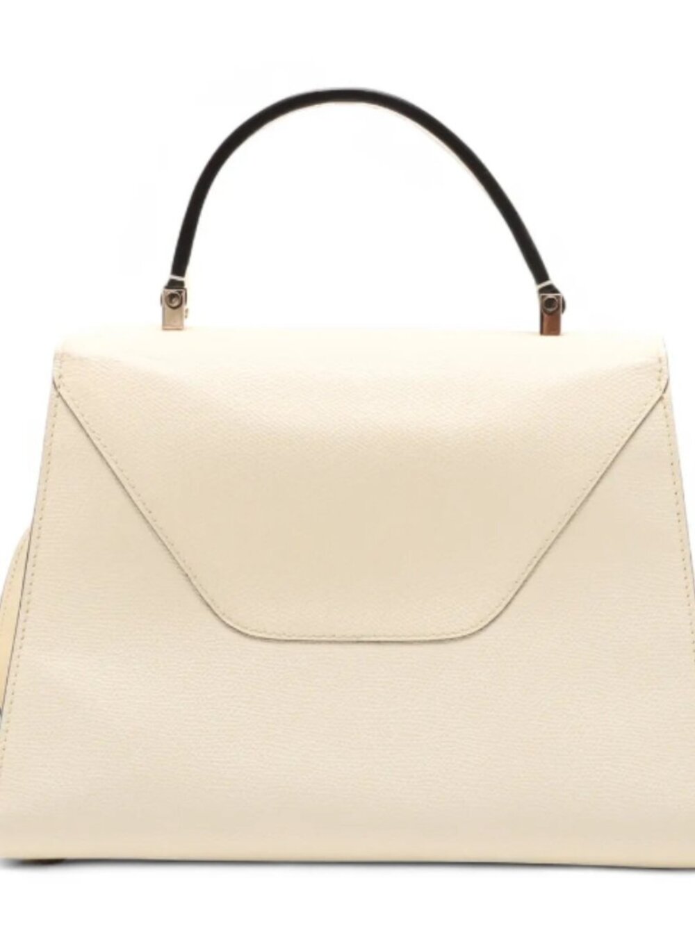 The Valextra Medium Iside Leather Two-Way Handbag in Beige is a refined and eleg - Picture 2 of 15